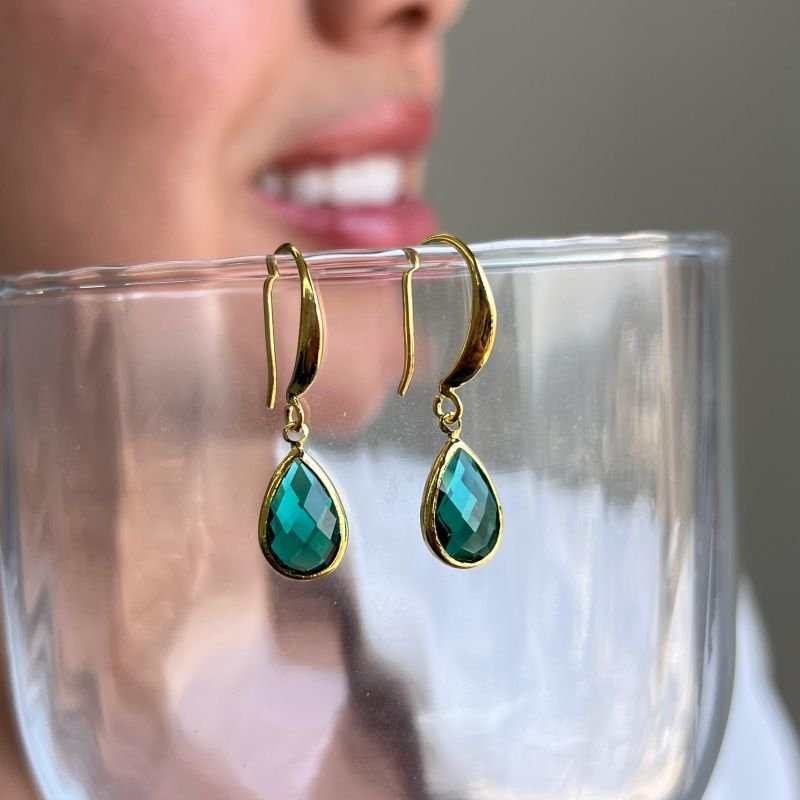 Brinco Gancho Banho Ouro 18k