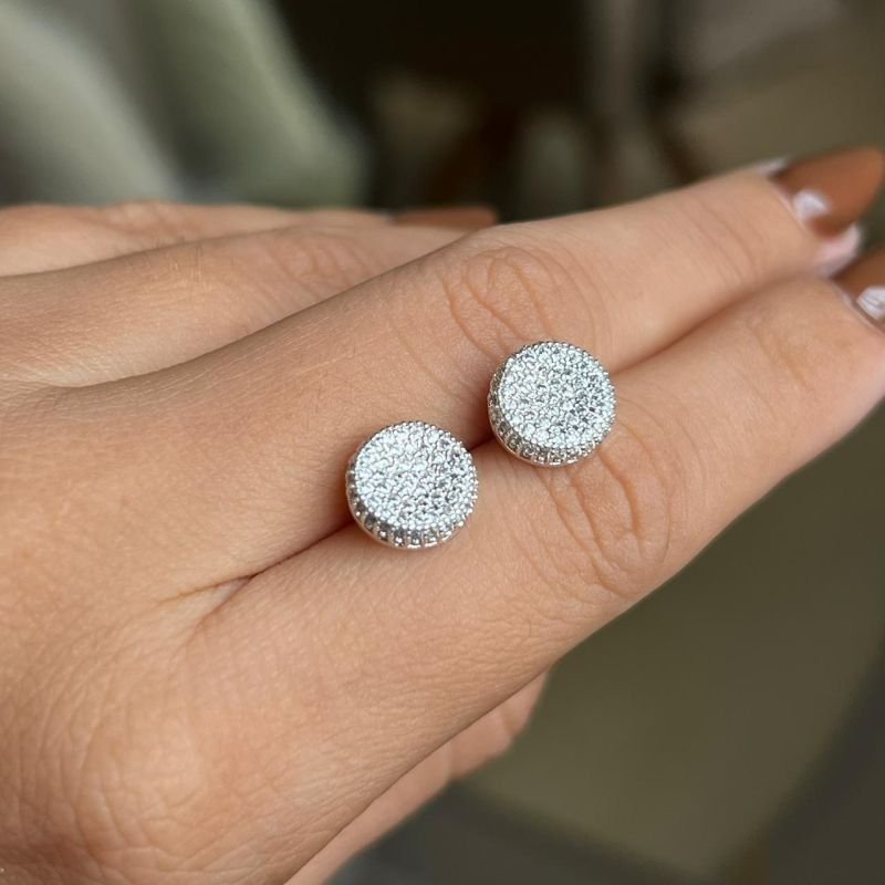 Brinco Minimalista Anna Banho Ouro18k/Prata 925