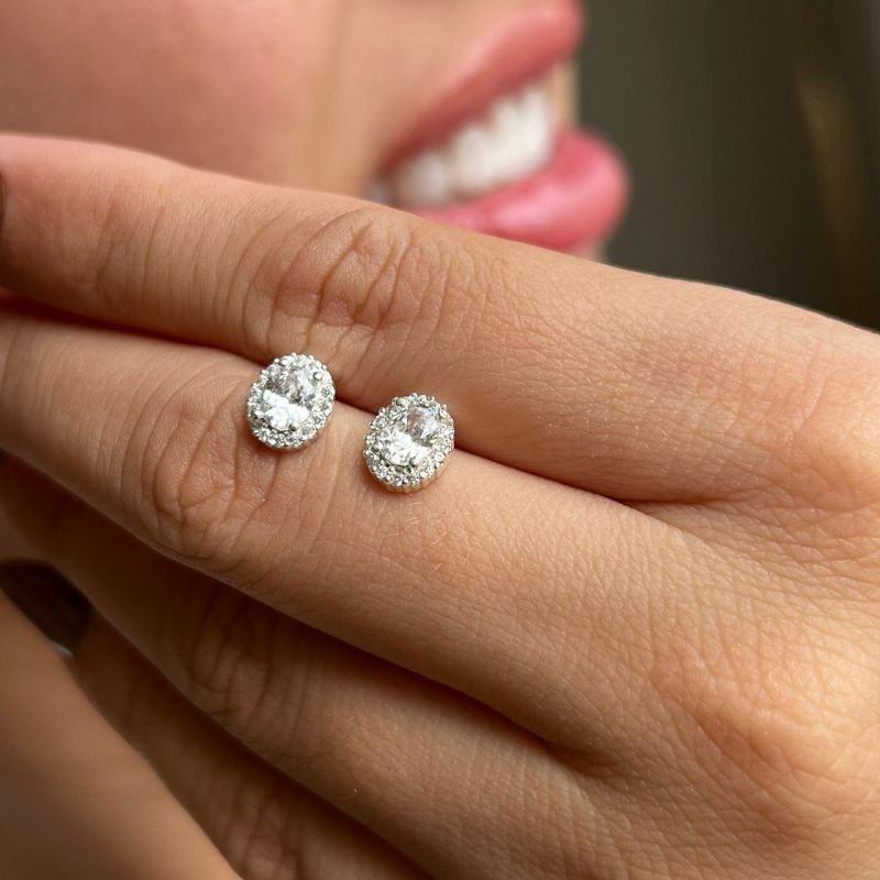 Brinco Minimalista Carol Banho Ouro18k/Prata 925