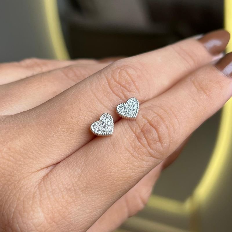 Brinco Minimalista Georgia Banho Ouro18k/Prata 925