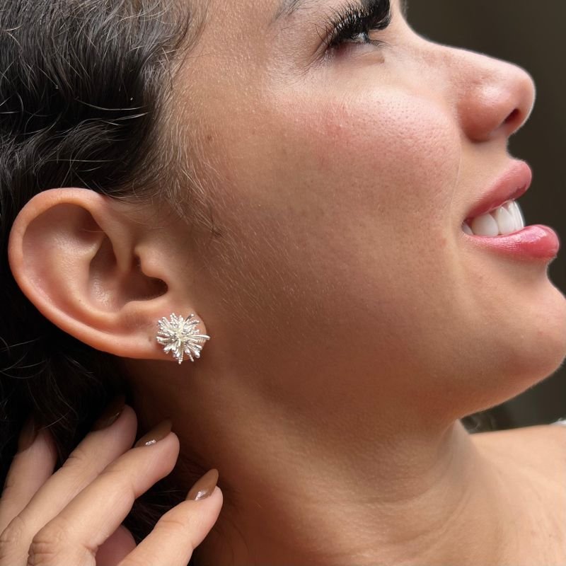 Brinco Minimalista Karina Banho Ouro18k/Prata 925