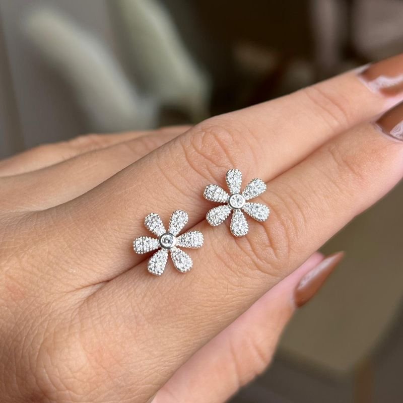 Brinco Minimalista Lorena Banho Ouro18k/Prata 925