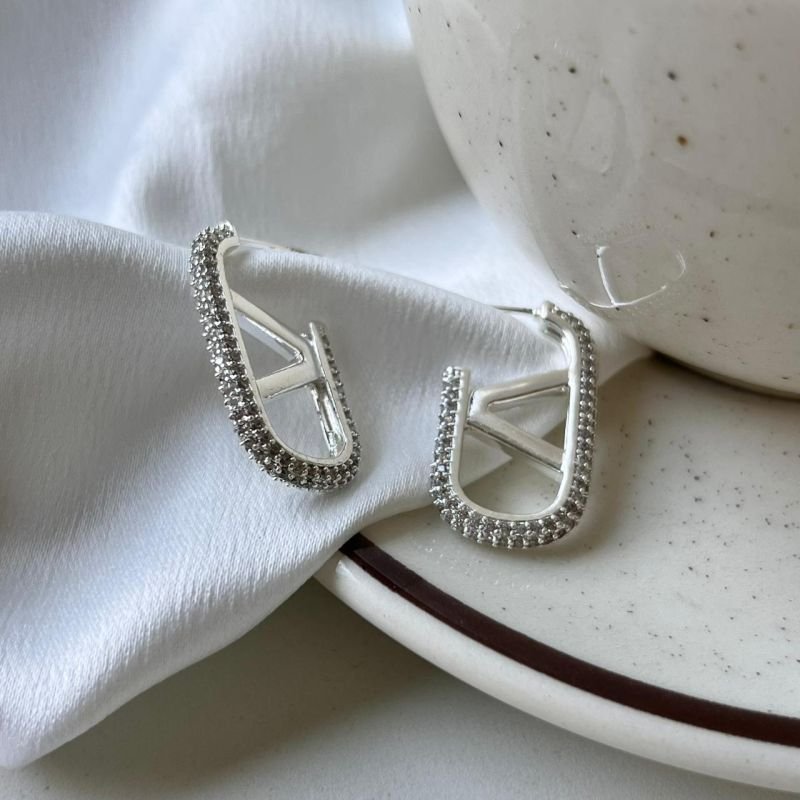 Brinco Luara Banho Ouro18k/Prata 925