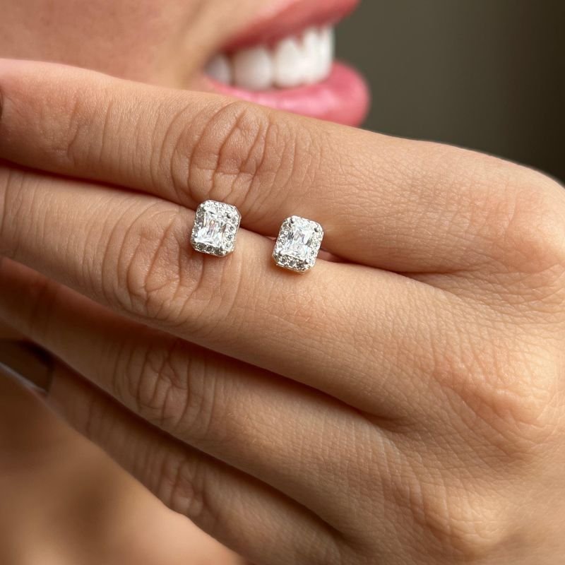 Brinco Minimalista Marcella Banho Ouro18k/Prata 925