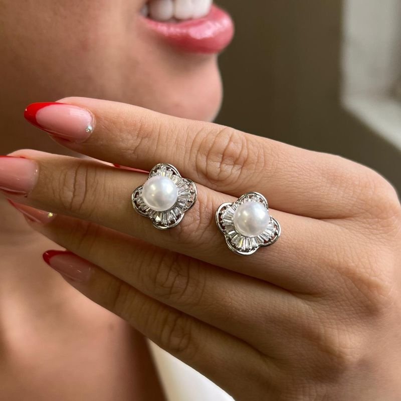 Brinco Pérola M Biju Fina Ródio