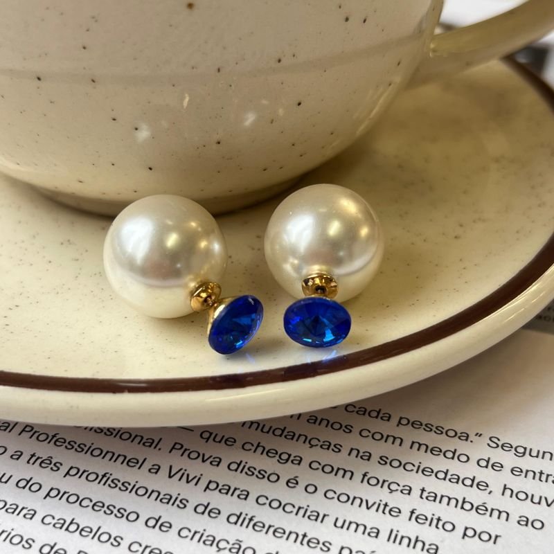Brinco Perolado Inspiração Banho Ouro 18k