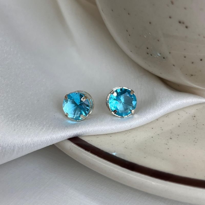 Brinco Ponto de Luz Banho Ouro 18k/Prata 925