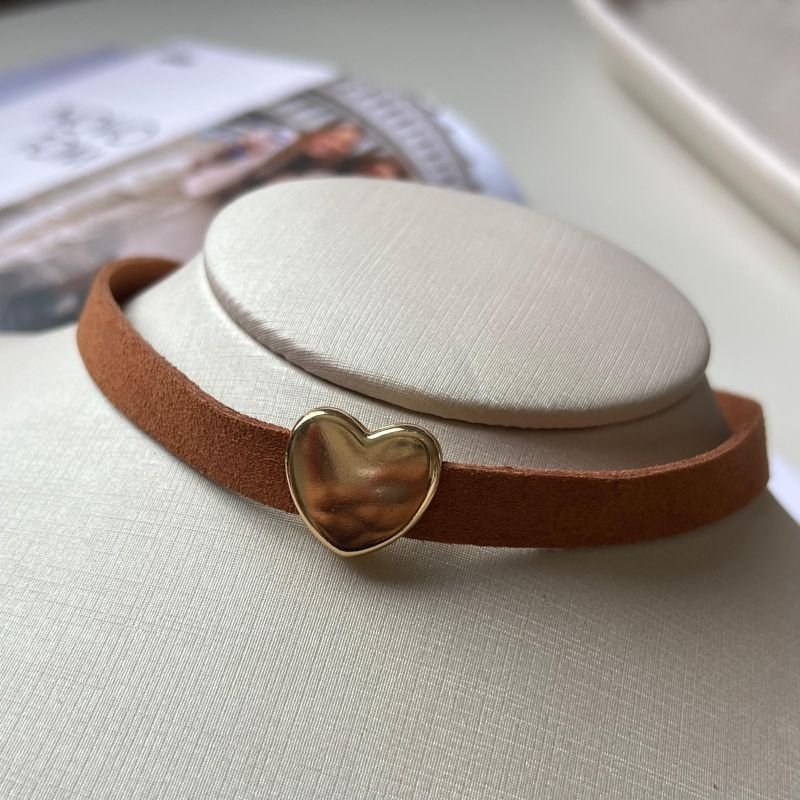 Choker Artesanal Coração