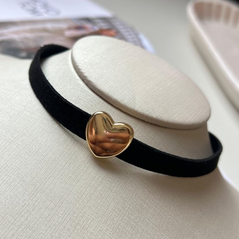 Choker Artesanal Coração