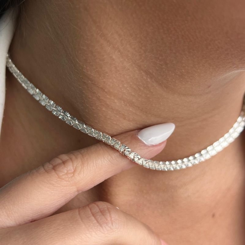 Choker Banho Ouro 18k/Prata 925