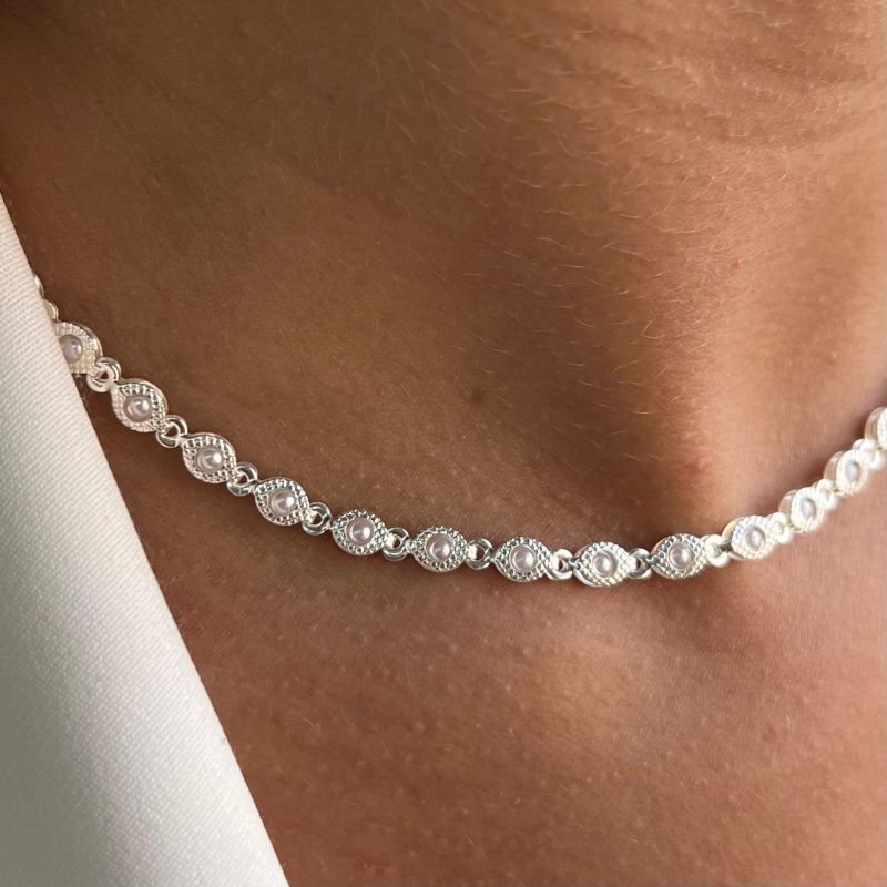 Choker Banho Ouro 18k/Prata 925