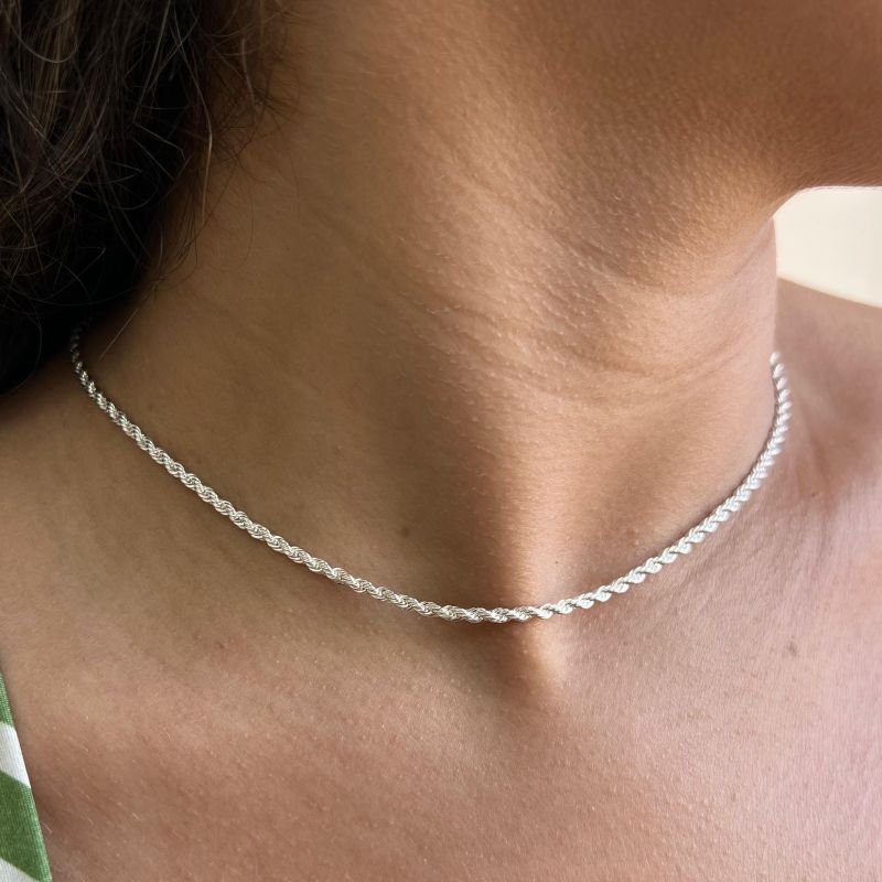 Choker Cordão Baiano Banho Ouro 18k/Prata 925