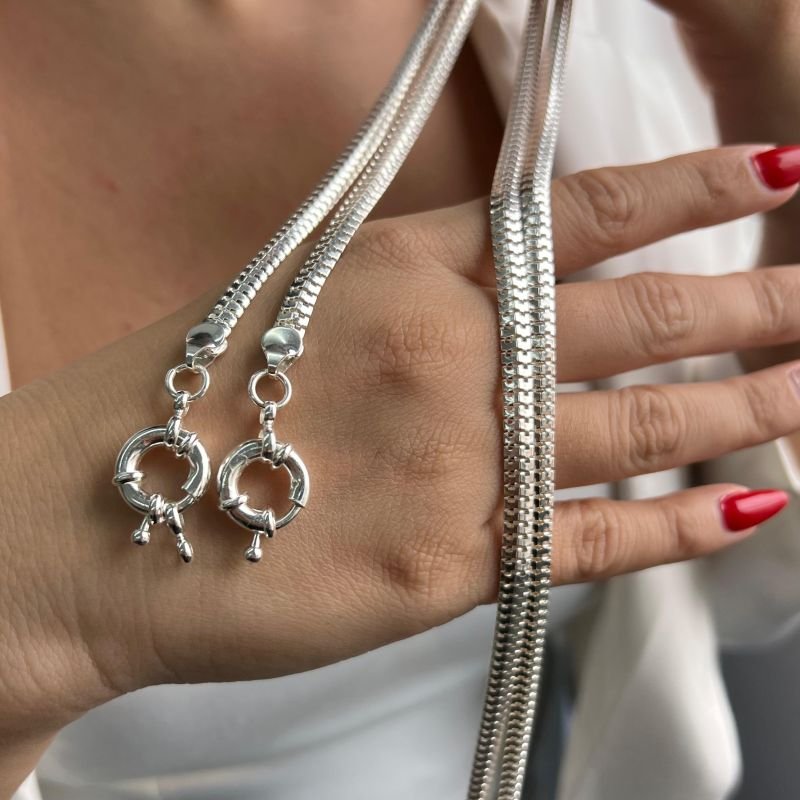 Colar 2 em 1 Banho Ouro 18k/Prata 925