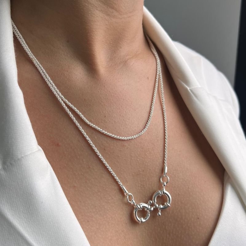 Colar 2 em 1 Banho Ouro 18k/Prata 925