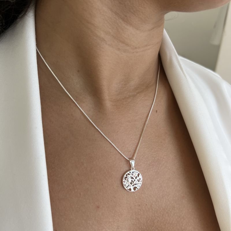 Colar Árvore Da Vida Banho Ouro 18k/Prata 925