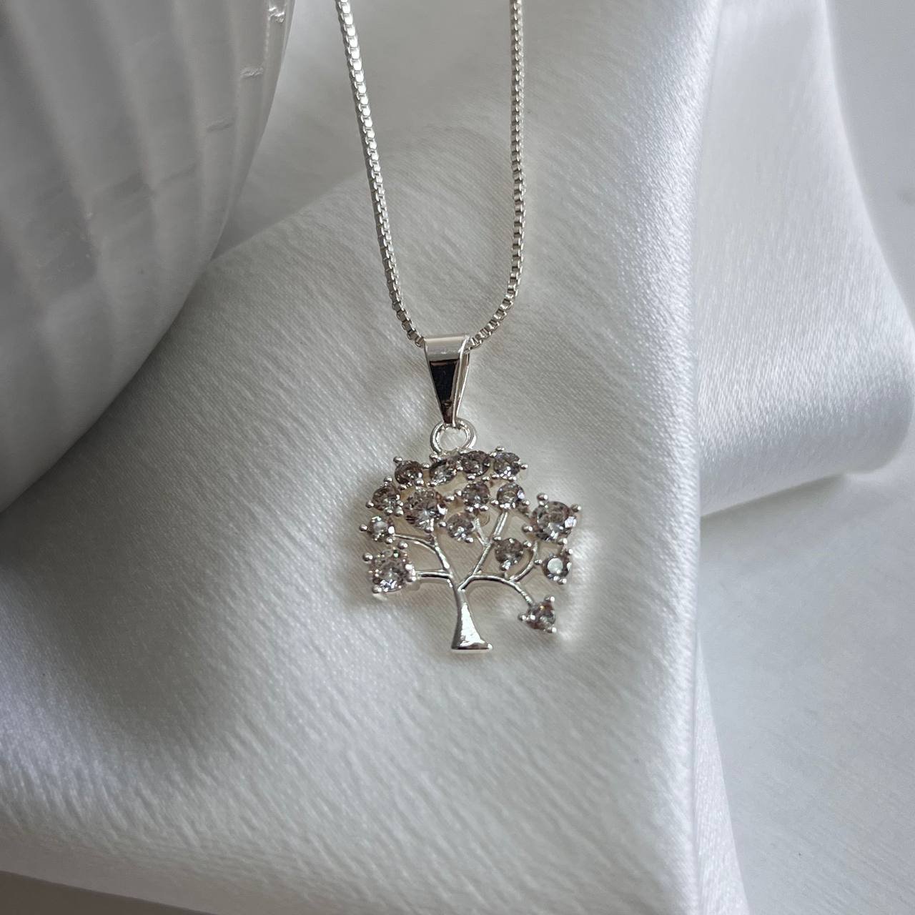 Colar Árvore Da Vida Banho Ouro 18k/Prata 925