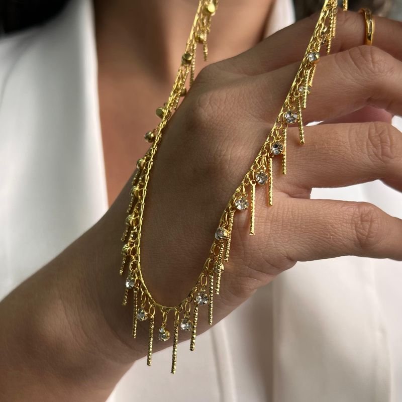 Colar Banho Ouro18k/Prata 925