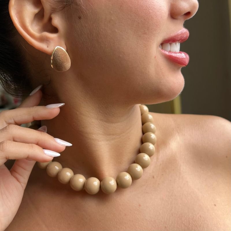Colar Esfera Bijuteria