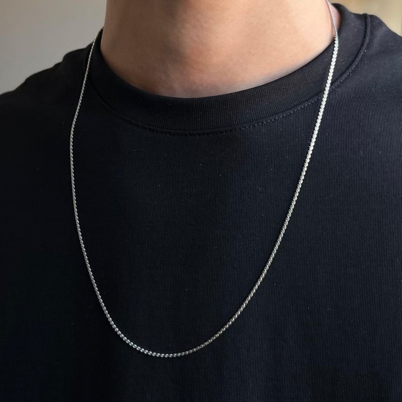 Corrente Masculino João Aço Inoxidável Dourado/Ródio