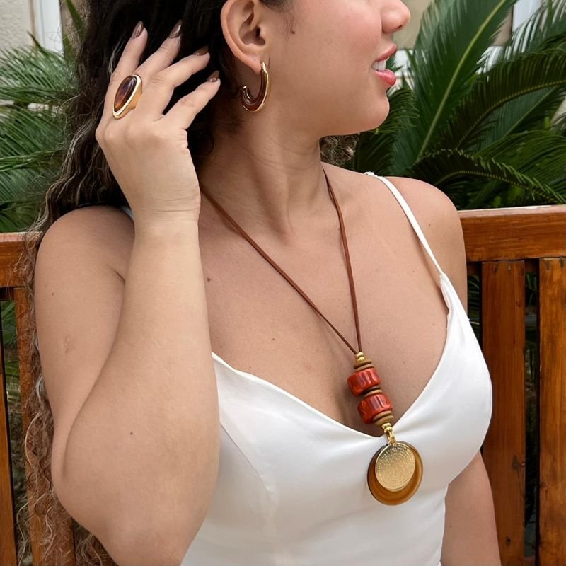 Colar Medalha Pai Nosso