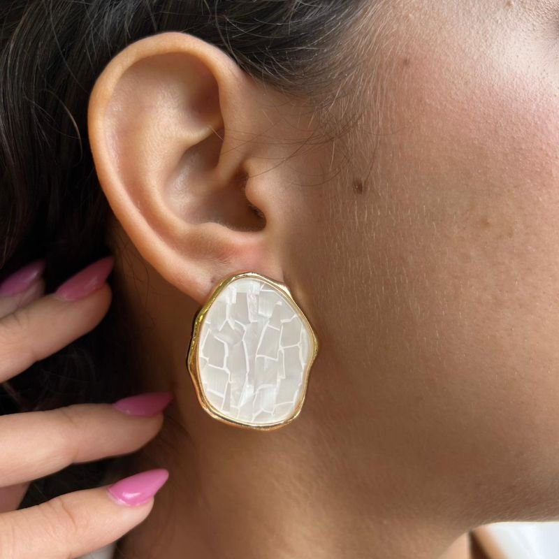 Conjunto Choker Aro + Brinco Biju Fina Dourado/Ródio