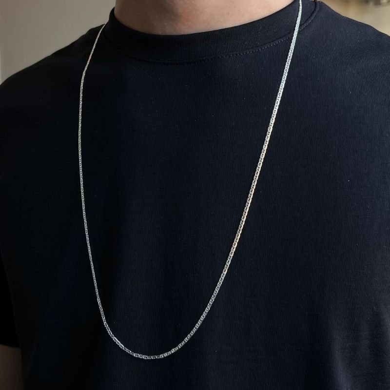 Corrente Masculina Rodrigo Banho Ouro 18k / Prata 925