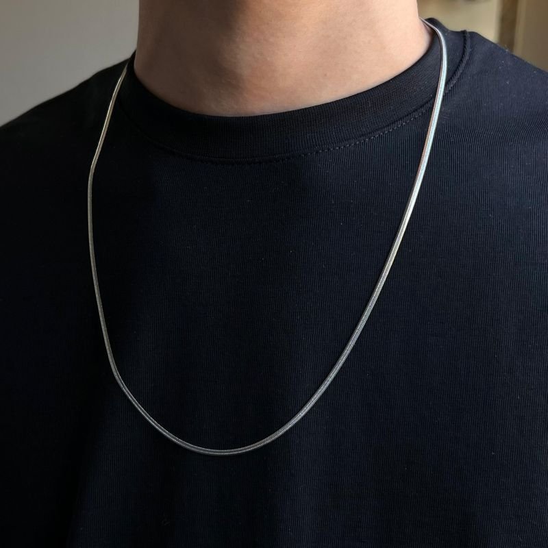 Corrente Masculino Daniel Aço Inoxidável Dourado/Ródio