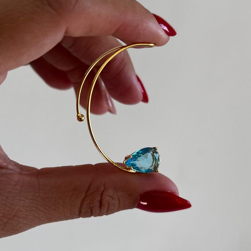 Ear Cuff Banho Ouro 18k
