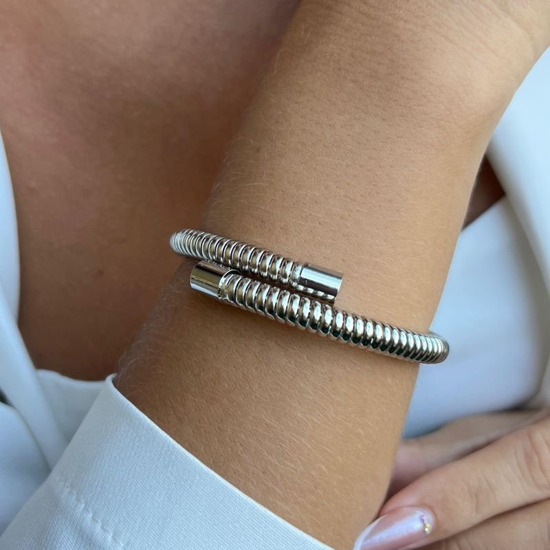 Kit Choker + Bracelete Biju Fina Dourado/Ródio