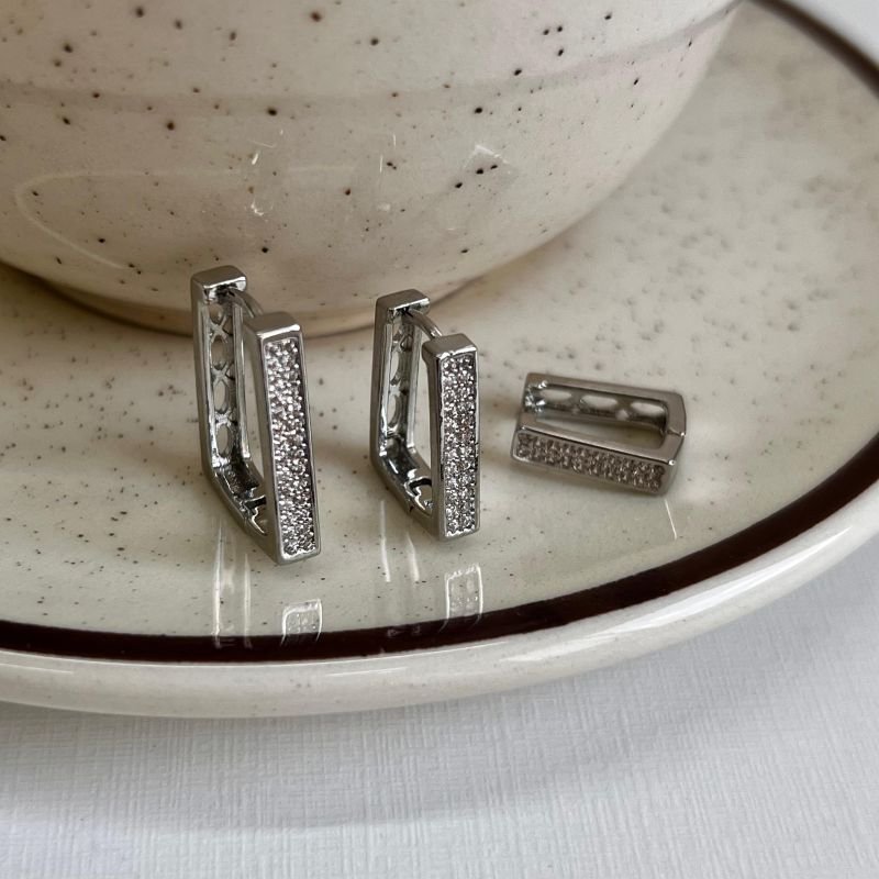 Kit de Brinco Biju Fina Dourado/Ródio