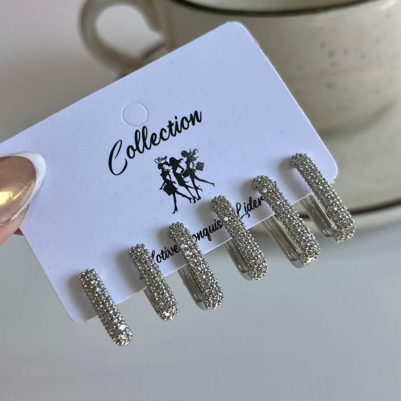 Kit De Brinco Biju Fina Dourado/Ródio