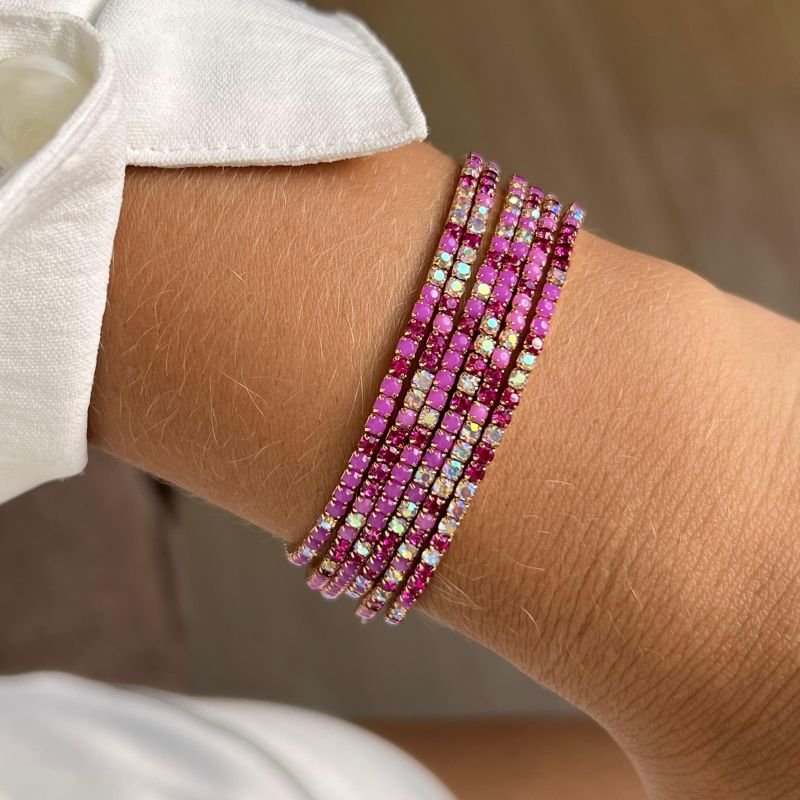 Kit de Pulseira Strass Biju
