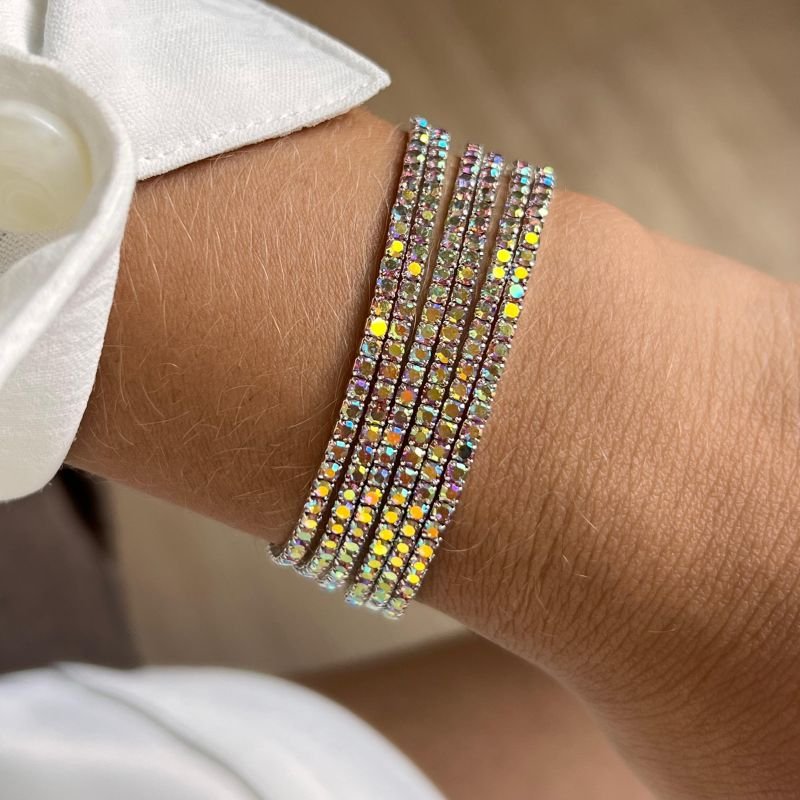 Kit de Pulseira Strass Biju
