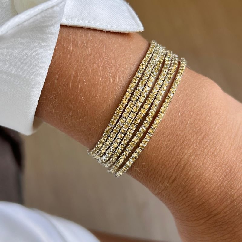 Kit de Pulseira Strass Biju