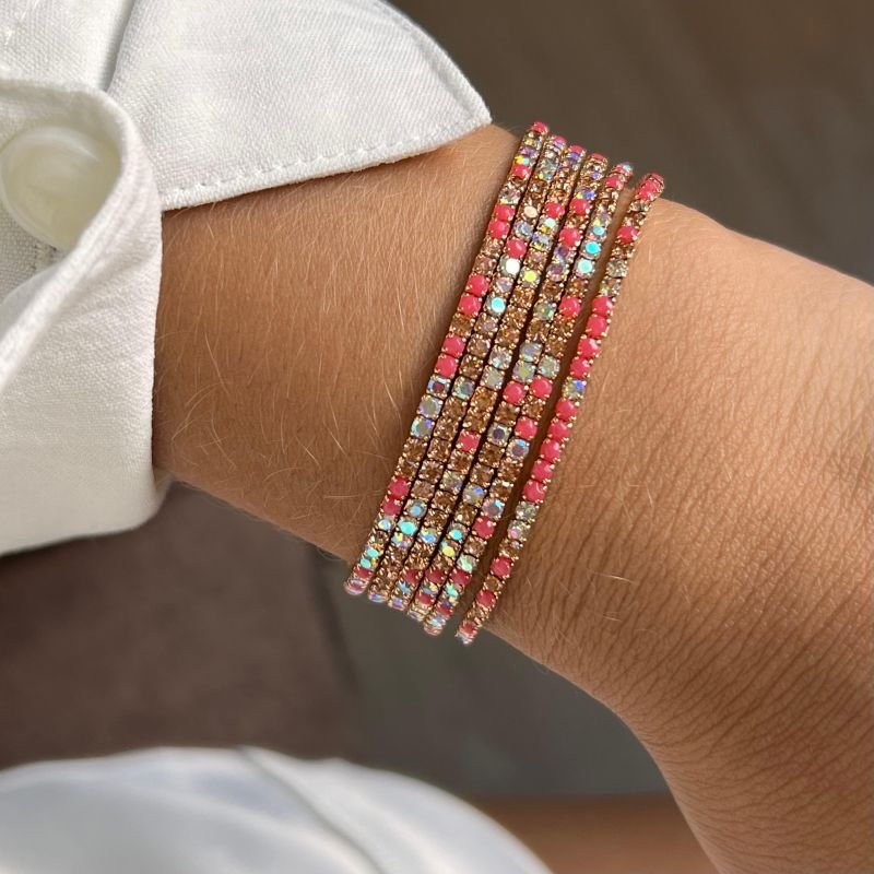 Kit de Pulseira Strass Biju