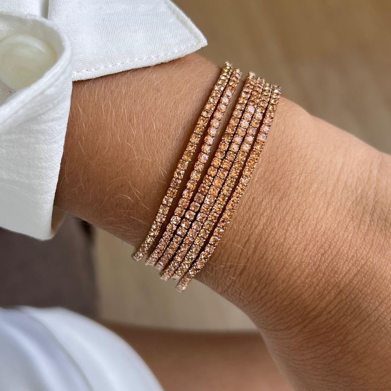 Kit de Pulseira Strass Biju