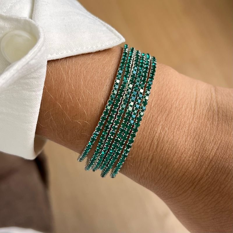 Kit de Pulseira Strass Biju