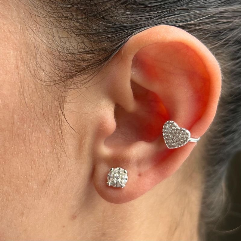 Piercing Fake Banho Ouro18k/Prata 925