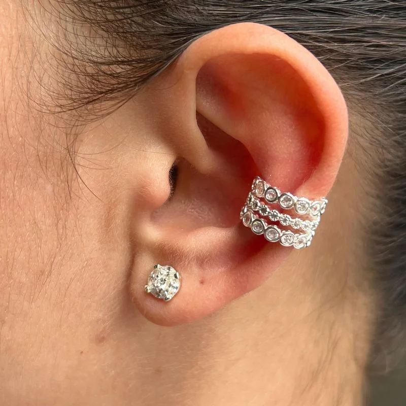 Piercing Fake Banho Ouro18k/Prata 925