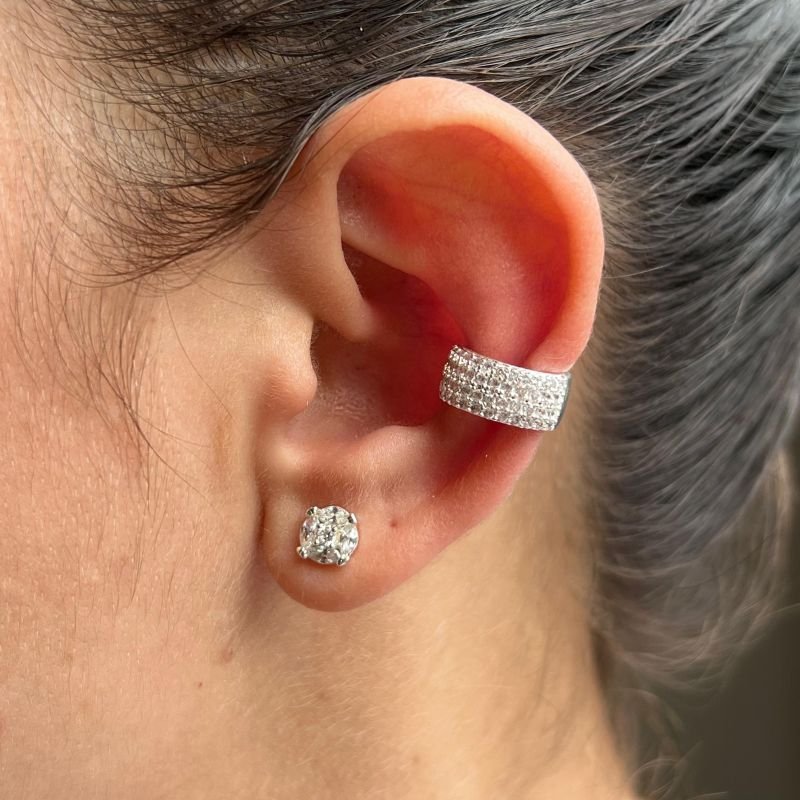 Piercing Fake Banho Ouro18k/Prata 925