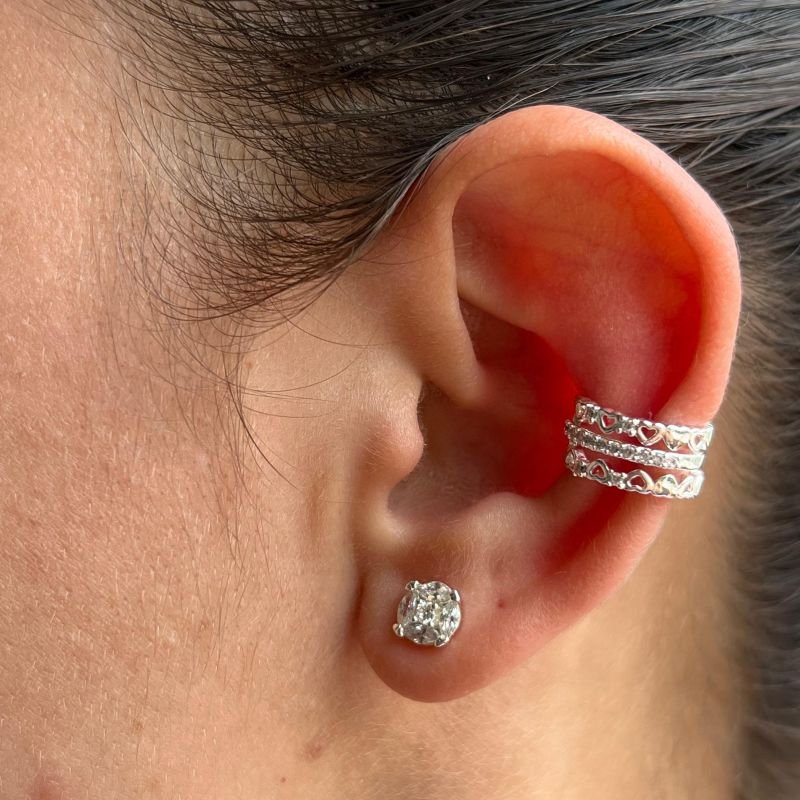 Piercing Fake Banho Ouro18k/Prata 925