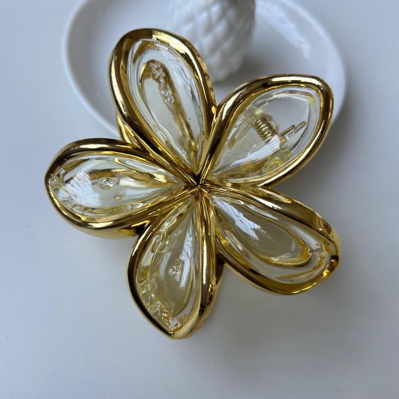 Presilha Flor Translúcida