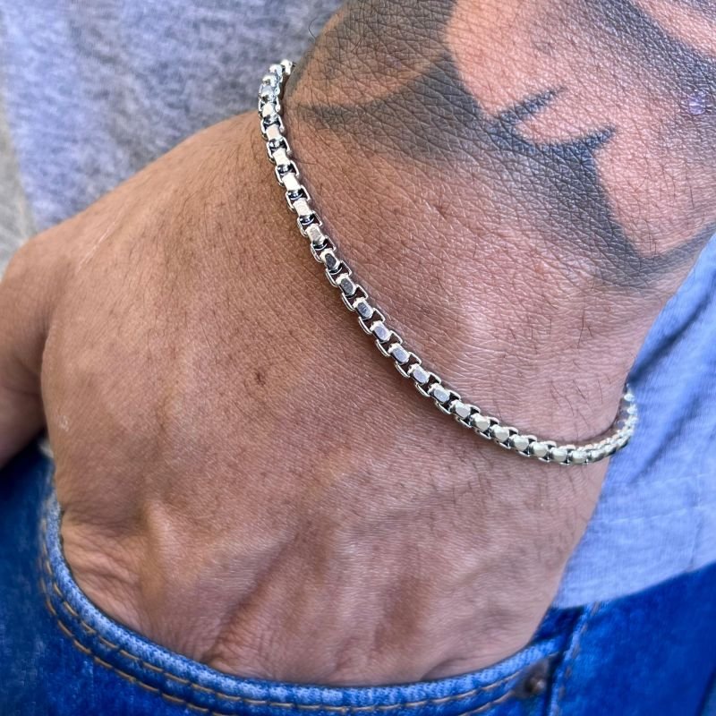 Pulseira Aço Inoxidável Dourado/Ródio