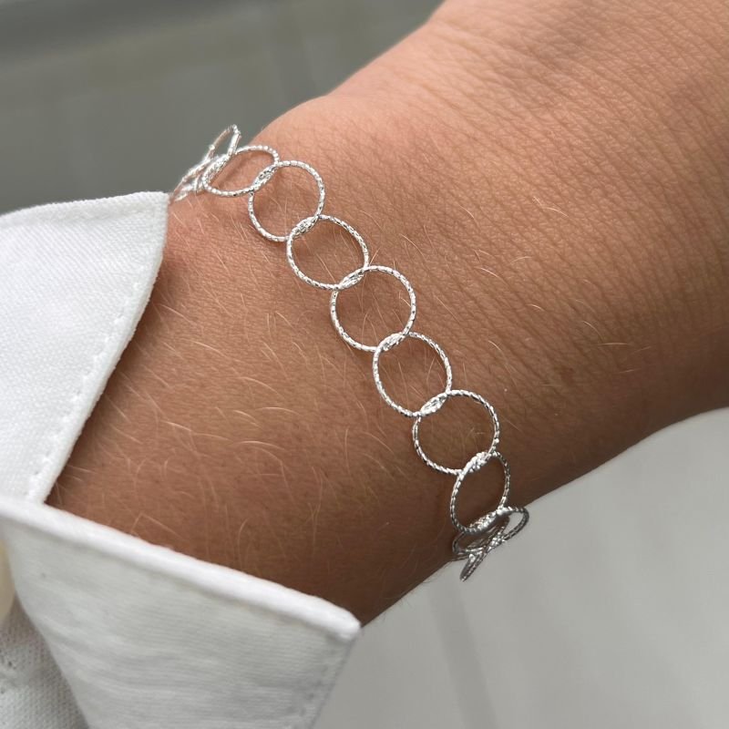 Pulseira Banho Ouro 18k/Prata 925