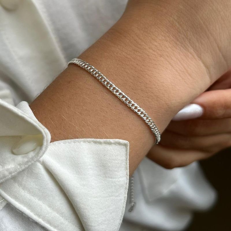 Pulseira Elos Banho Ouro 18k/Prata 925