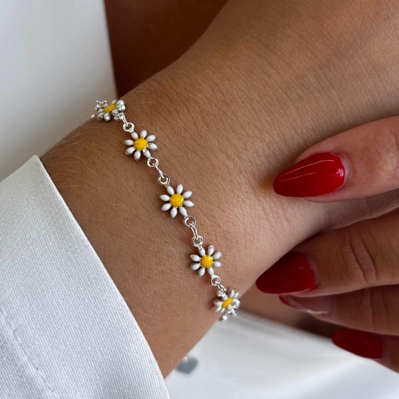 Pulseira Margarida Banho Ouro 18k/Prata 925