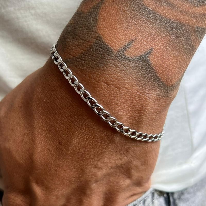 Pulseira Rian Aço Inoxidável Dourado/Ródio