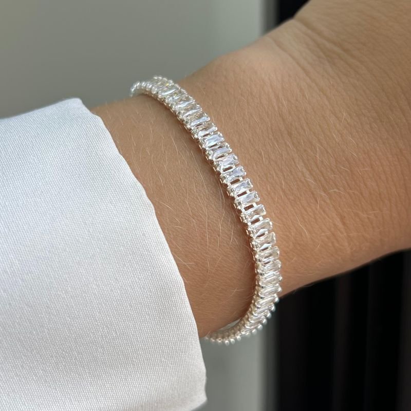 Pulseira Riviera Média Banho Ouro 18k/Prata 925