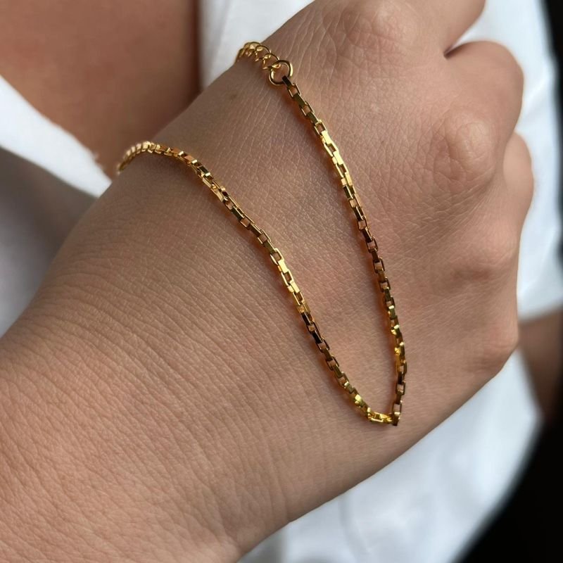 Pulseiras Feminina Banho Ouro18k/Prata 925