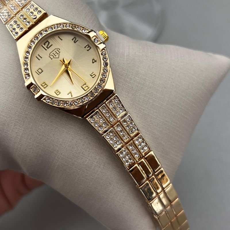 Relógio Dourado Linha Premium